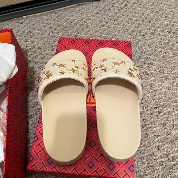New Tory Burch Star Slide Sandals - Picture 3 of 7